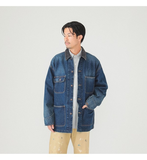 BEAMS / デニム ルーズ カバーオール|BEAMS MEN(ビームス メン)の通販