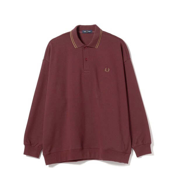 FRED PERRY × BEAMS / 別注 ピケ ロングスリーブ ポロシャツ