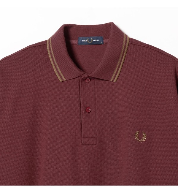 FRED PERRY × BEAMS / 別注 ピケ ロングスリーブ ポロシャツ