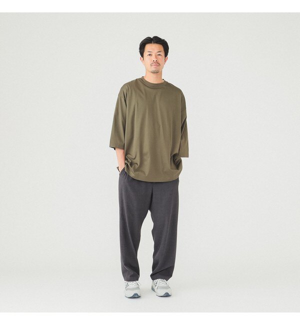 BEAMS / シルケット クルーネック 8分袖|BEAMS MEN(ビームス メン)の通販｜アイルミネ