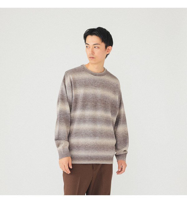 BEAMS / 12ゲージ フェード ボーダー ニット|BEAMS MEN(ビームス メン