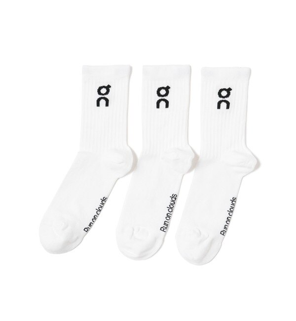 On / Logo Sock 3-Pack|BEAMS MEN(ビームス メン)の通販｜アイルミネ