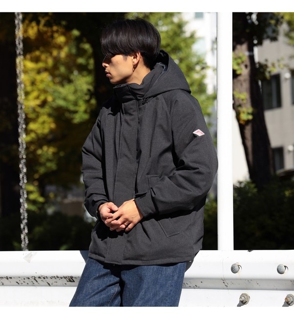DANTON × BEAMS / 別注 Down Army Hooded Jacket