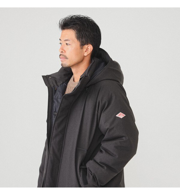 DANTON × BEAMS / 別注 Down Army Hooded Jacket