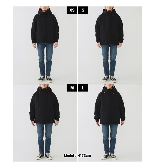 DANTON × BEAMS / 別注 Down Army Hooded Jacket|BEAMS MEN(ビームス ...