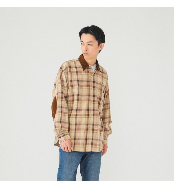 【新品】BEAMS / マウンテン シャツ ルーズフィット