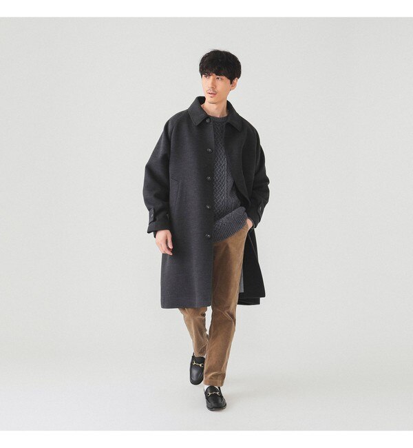 BEAMS / フリース ステンカラー コート|BEAMS MEN(ビームス メン)の