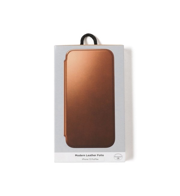 NOMAD / Modern Leather Folio iPhone 15 Pro Max ケース|BEAMS MEN