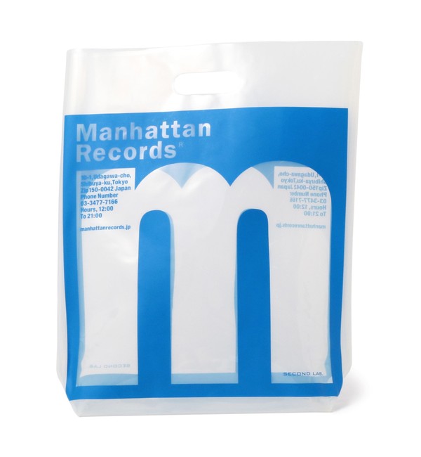 SECOND LAB. × Manhattan Records / 12inch PVC 2Way バッグ|BEAMS MEN