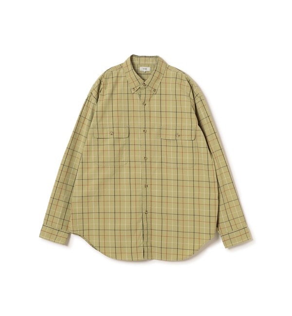 BEAMS / ダメージ イージーフィット ネルチェックシャツ|BEAMS MEN ...