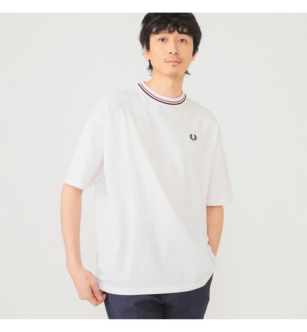 FRED PERRY × BEAMS / 別注 オーバーサイズ ピケ Tシャツ