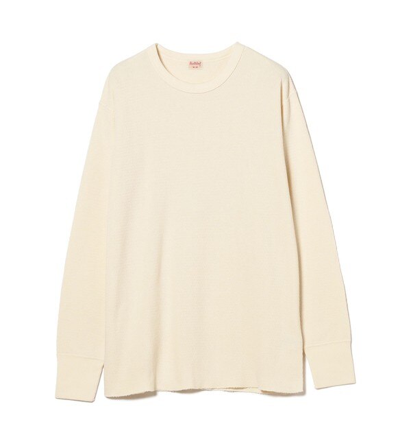 Healthknit / Cotton Wool Honeycomb Crew Neck Long Sleeve T shirt