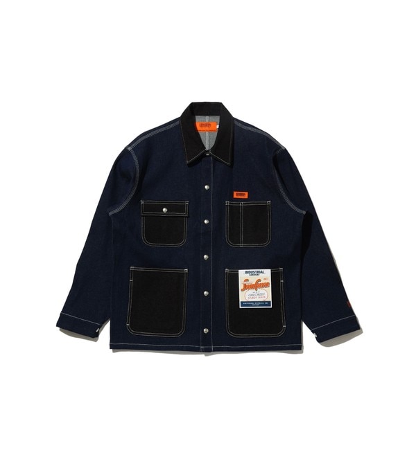 UNIVERSAL OVERALL × BEAMS / 別注 デニム カバーオール ジャケット