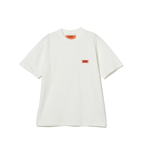 UNIVERSAL OVERALL × BEAMS / 別注 ロゴ Tシャツ|BEAMS MEN(ビームス ...