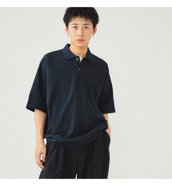 BEAMS / メッシュ ポロシャツ