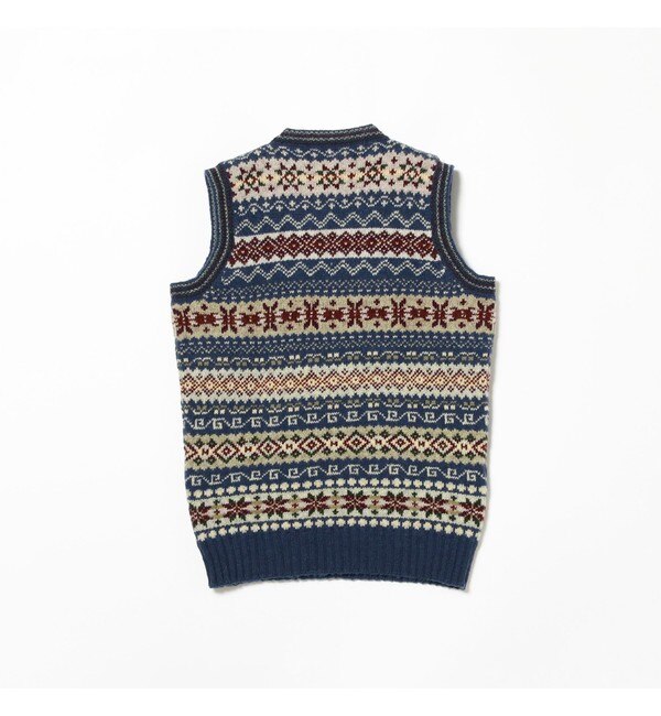 Jamieson's × BEAMS PLUS / 別注 V Neck Knit Vest|BEAMS MEN(ビームス