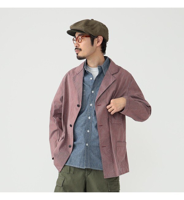 BEAMS PLUS / コードレーン 3ボタン ワークジャケット|BEAMS MEN