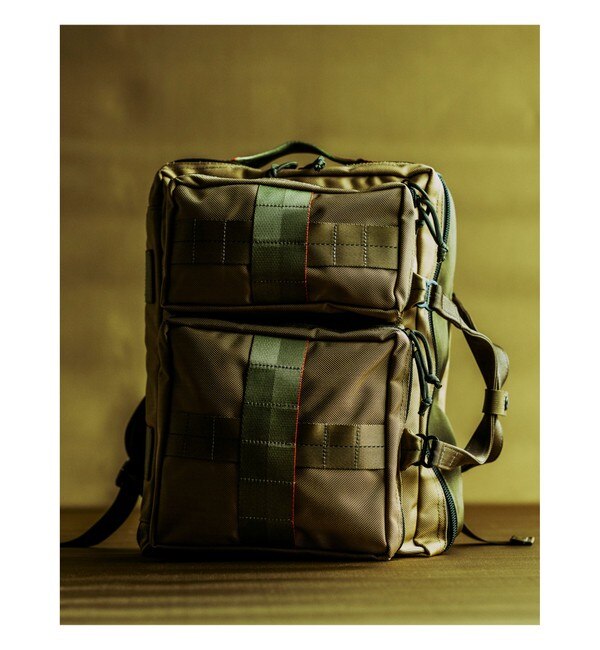 BRIEFING × BEAMS PLUS / 別注 3WAY BAG KHAKI|BEAMS MEN(ビームス メン)の通販｜アイルミネ