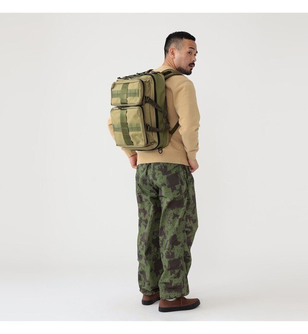 BRIEFING × BEAMS PLUS / 別注 3WAY BAG KHAKI|BEAMS MEN(ビームス メン)の通販｜アイルミネ