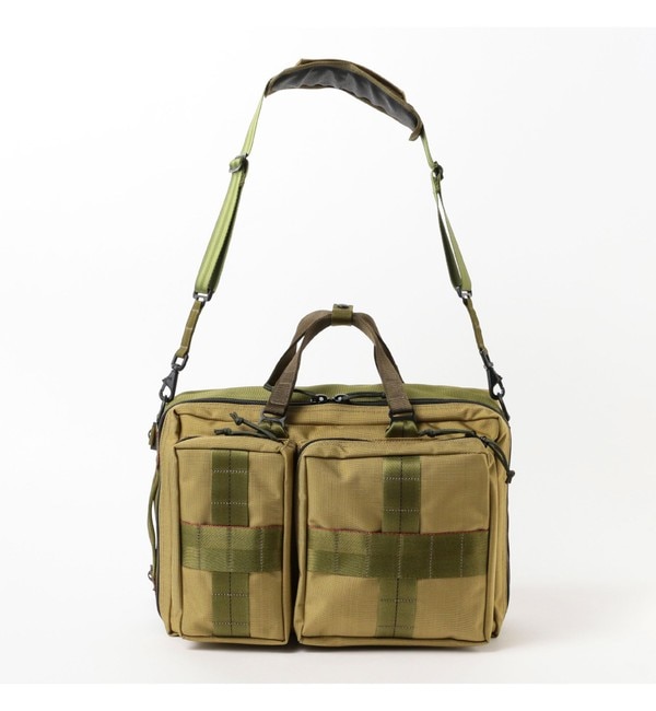 BRIEFING × BEAMS PLUS / 別注 3WAY BAG KHAKI|BEAMS MEN(ビームス メン)の通販｜アイルミネ