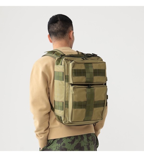 BRIEFING × BEAMS PLUS / 別注 3WAY BAG KHAKI|BEAMS MEN(ビームス メン)の通販｜アイルミネ