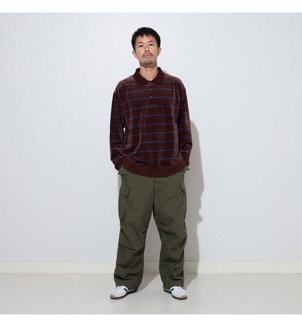 ベロア ボーダー ポロシャツ|BEAMS MEN(ビームス メン)の通販