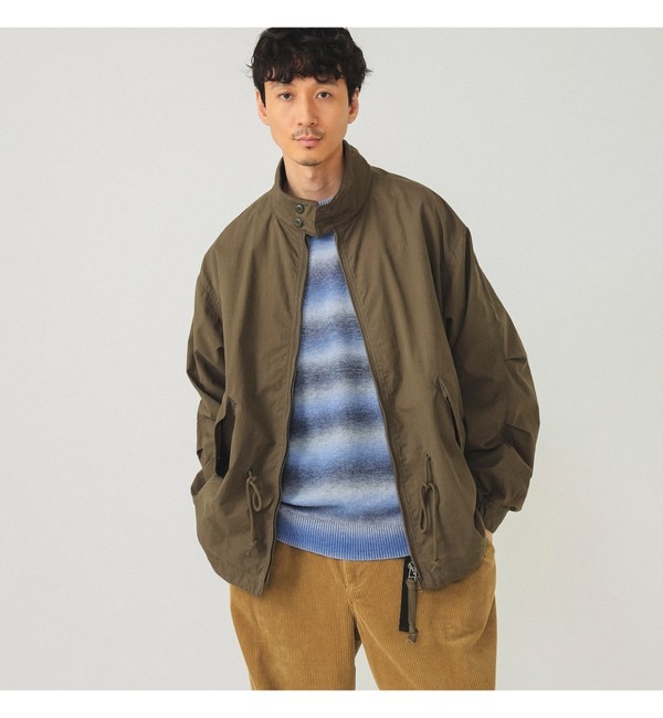 モテ系ファッションメンズ|【ビームス　メン/BEAMS MEN】 BEAMS / ミリタリー スタンド ブルゾン