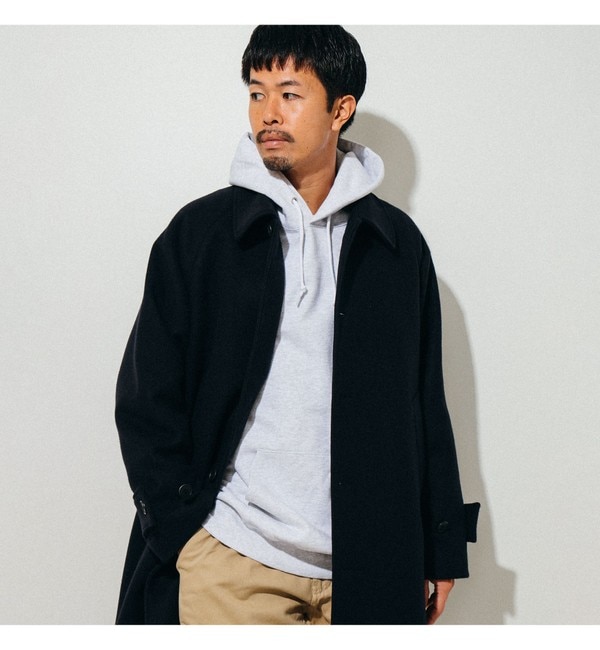 ファッションメンズなら|【ビームス　メン/BEAMS MEN】 フリース ステンカラー コート