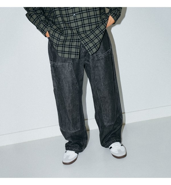 別注】NULL TOKYO / W KNEE DENIM PANTS|BEAMS MEN(ビームス メン)の通販｜アイルミネ