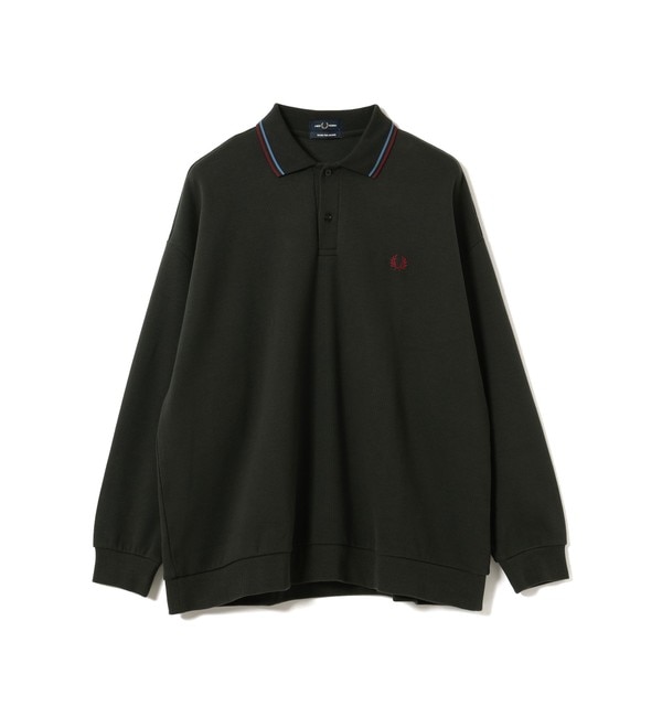 FRED PERRY × BEAMS / 別注 ピケ スウェット シャツ|BEAMS MEN(ビームス メン)の通販｜アイルミネ