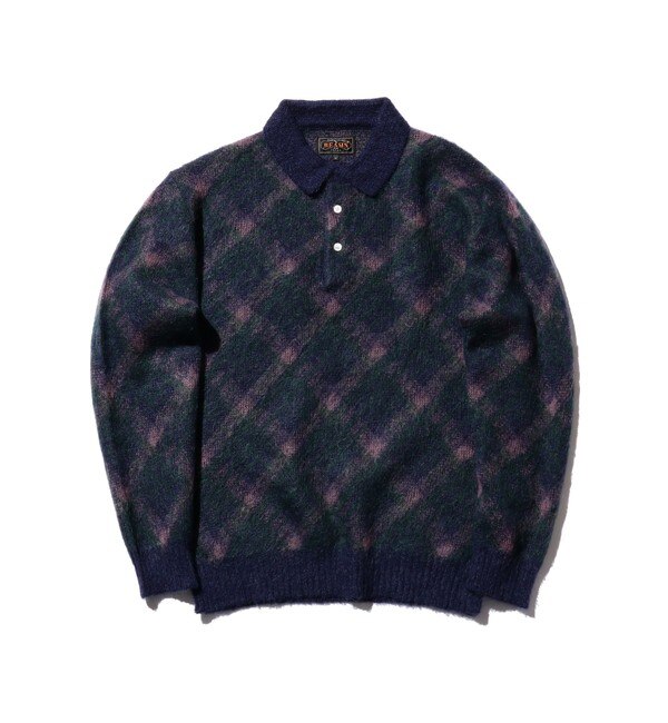 ベロア ボーダー ポロシャツ|BEAMS MEN(ビームス メン)の通販