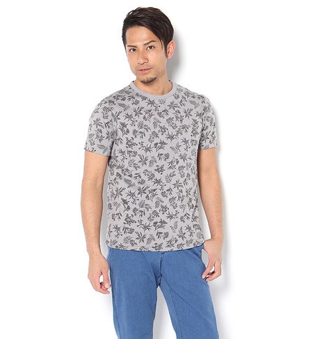 【シップス/SHIPS】 SC: オーバープリント クルーネック ポケット Tシャツ [送料無料]