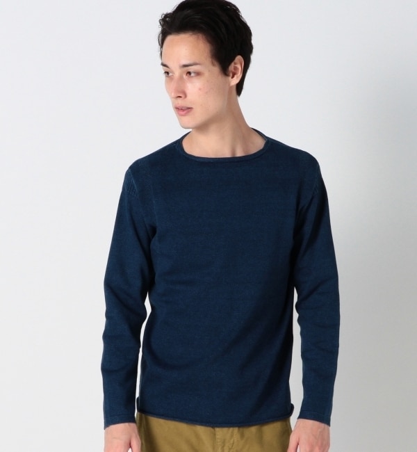 【シップス/SHIPS】 SC:9GG INDIGO BOAT NECK L/S [送料無料]