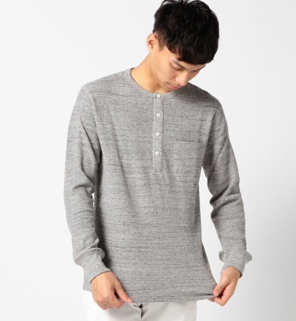 【シップス/SHIPS】 SA:THERMAL HENLEY L/S [送料無料]