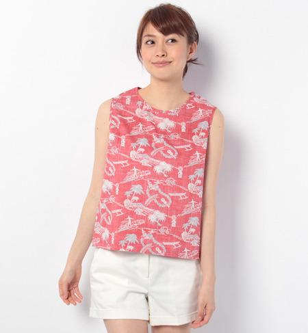 Reyn Spooner:別注ノースリーブ トップス