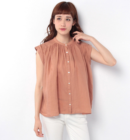 ツイール ラミー ギャザーブラウス