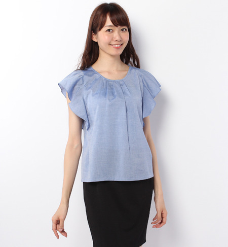 フリルスリーブ プルオーバー