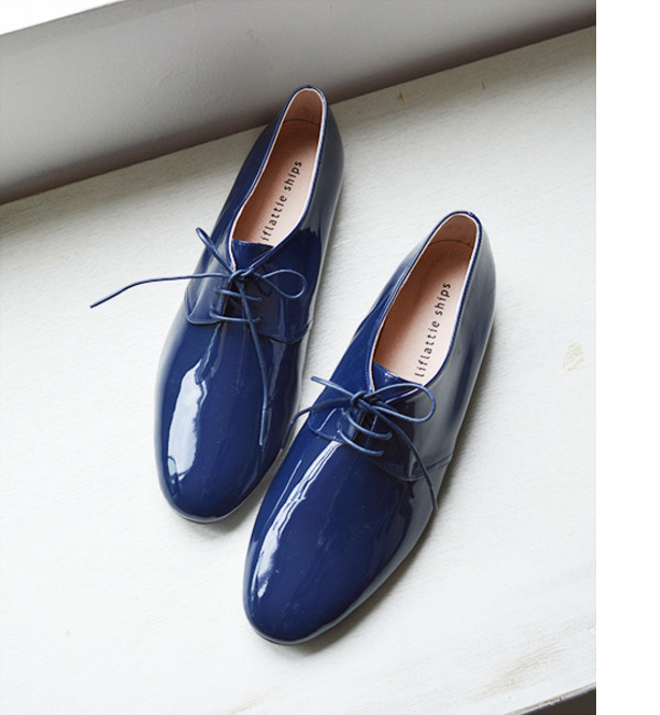 【シップス フォー ウィメン/SHIPS for women】 liflattie ships:エナメル レースアップ シューズ [送料無料]