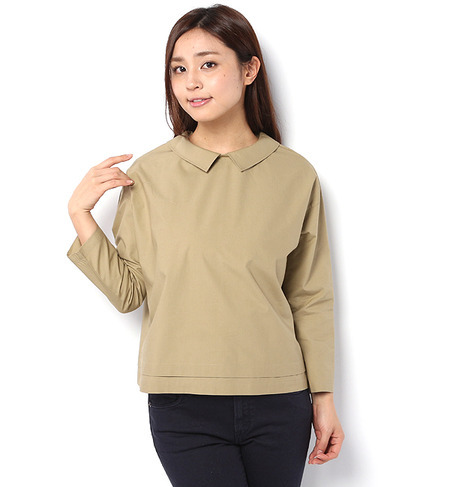 【シップス フォー ウィメン/SHIPS for women】 【リンネル 5月号掲載】 liflattie ships:コットン 4WAY ブラウス [送料無料]