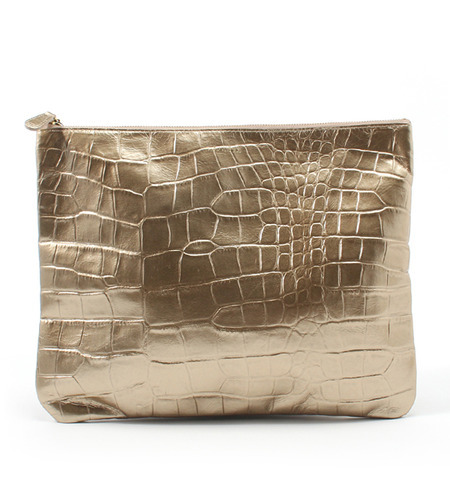 BARDOTROSE:クロコスタンプクラッチ