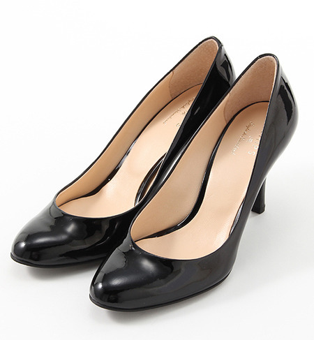 【美脚・低反発】ベーシックパンプス【black】