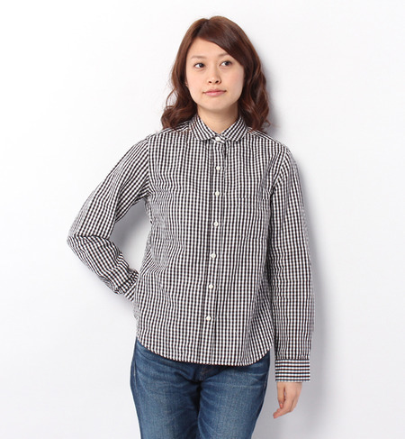 【With5月号掲載】Herdmans：コットンリネン ギンガムチェックシャツ