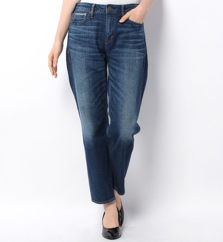 セルヴィッジデニム テーパード9分丈パンツ USED WASH