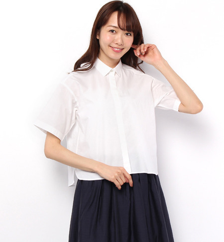 クロップ丈シャツ