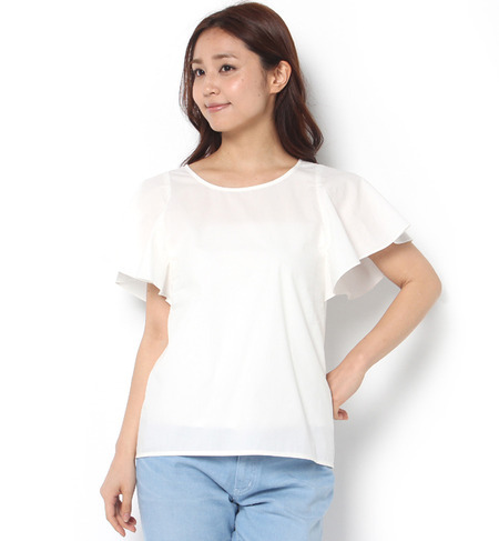 タイプライターフリルプルオーバー