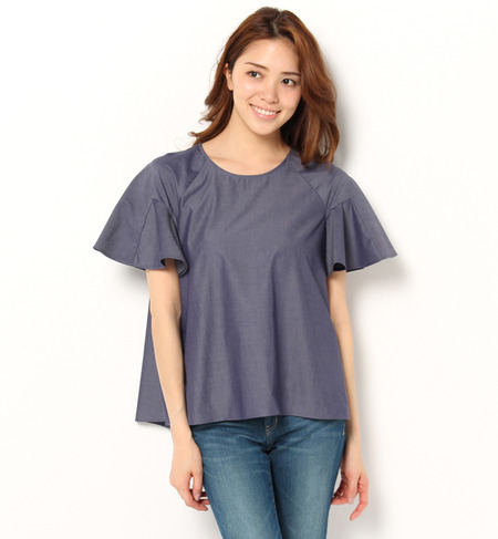 フレアスリーブブラウス◆