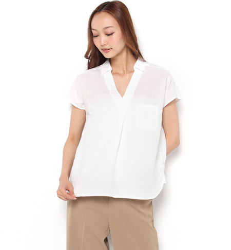 リネンスキッパー フレンチスリーブ