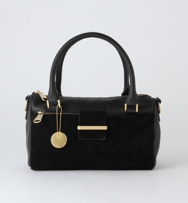 【シップス フォー ウィメン/SHIPS for women】 BARDOT ROSE for SHIPS:スエードコンビミニボストンバッグ◆ [送料無料]