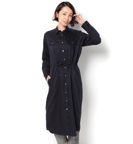 【シップス フォー ウィメン/SHIPS for women】 チノシャツワンピース [送料無料]