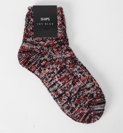 【シップス/SHIPS】 SHIPS JET BLUE: スラブミックス クォーターソックス [3000円(税込)以上で送料無料]